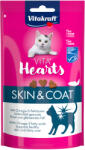 Vitakraft 40g Vitakraft Vita Hearts Skin & Coat lazac étrend-kiegészítő eledel macskáknak