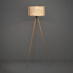 EGLO Fa tripod állólámpa, 150 cm - Hontongas Eglo 390326, talpkapcsolós, 1xE27 foglalattal, IP20, 220-240 V (390326)