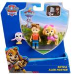 PAW Patrol Patrula Catelusilor Set 3 Figurine Skye Si Alex Porter Figurina