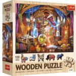 Trefl 1000 db-os Wooden Puzzle - A varázsló szobája (20210) (20210)