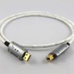 KáCsa Audió KáCsa High End USB 2.0 A-B kábel 0.5m ezüst-fehér (KCO-U-Ag05AB) (KCO-U-Ag05AB)