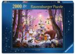 Ravensburger 2000 db-os puzzle - Karácsony az erdőben (12001417) (12001417)