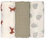 Lassig Памучни пелени Lassig - Little Forest, Fox, 60 х 60 cm, 3 броя (4042183434858) - ozone