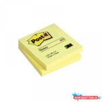 3M Jegyzettömb öntapadó, 76x76mm, 100lap, 3M 654 Post-It, sárga (5100028) - nyomtassotthon