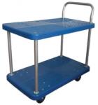  Carucior cu rafturi, cu maner, pana la 150 kg, 2 rafturi M784079