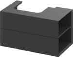 RAVAK Lite dulap 80x45x43 cm sub chiuveta pe perete negru X000001886 (X000001886)