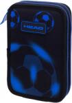 Astra Penar școlar Astra Head - Fotbal albastru neon, 2 fermoare (AS503025040) Penar
