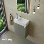 MARMY CODE 36x18x45 BALOS függ. alsószekrény, 1 ajtó, laminált (mosdó nélkül) Dark Taupe 20 10 01 04 13 74 (20 10 01 04 13 74)