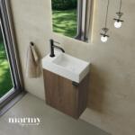 MARMY CODE 36x18x45 BALOS függ. alsószekrény, 1 ajtó, laminált (mosdó nélkül) Brown Oak 20 10 01 04 13 86 (20 10 01 04 13 86)