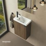 MARMY CODE 40x22x50 BALOS függ. alsószekrény, 1 ajtó, laminált (mosdó nélkül) Brown Oak 20 12 01 04 13 86 (20 12 01 04 13 86)