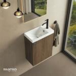 MARMY CODE 40x22x50 JOBBOS függ. alsószekrény, 1 ajtó, laminált (mosdó nélkül) Brown Oak 20 12 01 04 12 86 (20 12 01 04 12 86)