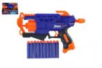 Teddies Pistolă cu gloanțe din spumă 28cm plastic + 10 bucăți gloanțe (TD00800490)