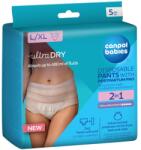 Canpol babies Canpol babies, chiloti postnatali respirabili cu absorbant, 2 in 1, marime L/XL, 5 buc