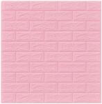 SDEPOT 10 db SDEPOT® tapéta csempe készlet, 2mm vastag, 70x77 cm, téglautánzat, rózsaszín (SET10_TAPET_03_ROZ)