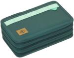 Lassig tolltartó, nagy, három rekeszes, Unique, 12, 8 x 6, 8 x 21 cm, sötétzöld