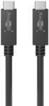 Goobay 49254 USB-C apa - USB-C apa Adat és töltőkábel 1m - Fekete (49254) (49254) - xupe