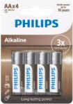 Philips Alkaline AA elem, 4 db (LR6A4B/10)