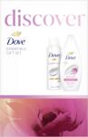 Dove ajándékkészlet: Petal Soft tusfürdő, 250ml + Dove Powder Soft dezodor, 150ml