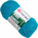 YARNART Jeans Bamboo 140 Turquoise Kötőfonal (Jeans Bamboo 140)