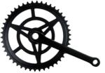 Csepel FL-005 ékes single speed hajtómű, acél, 46T, 170 mm, fekete