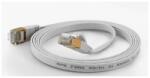 Wantec FTP CAT6a Patch kábel 0.1m - Fehér (7001) (7001)