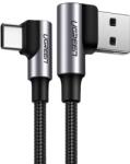 UGREEN US176 USB-USB-C ferde kábel 3A 2m fekete (20857) (UG20857) (UG20857)