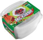 UTC 3 db 1, 2 l átlátszó élelmiszertároló készlet HDR1807 (UT0053)