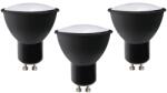 Brilagi KÉSZLET 3x LED Izzó ECOLINE GU10/6W/230V 4000K fekete - Brilagi ZD-E3GU06-40 (BG1690)