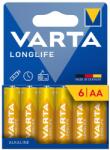 VARTA 4106101736 - 6 db LONGLIFE AA 1, 5V alkáli elemek 4106101736 (VA0274)