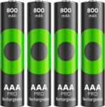 GP Batteries ReCyko Pro NiMH Akkumulátor HR03 (AAA) 4db (GP85AAAHCBR21-2TLB4) (GP85AAAHCBR21-2TLB4)