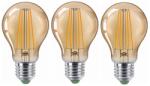 Brilagi KÉSZLET 3x LED Izzó CLASIC AMBER A60 E27/9W/230V 2200K - Brilagi ZD-3A6009-22 (BG1686)