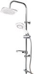 Duschy Dolphin zuhany készlet fal trópusi zuhany opcióval króm 455-90 (45590)