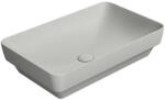 SAPHO GSI Pura pultra helyezhető kerámia mosdó 60x38 cm, matt cement 883717 (883717)