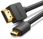 UGREEN HD127 Micro HDMI - HDMI 4K 3D kábel 1, 5 m, fekete (30102) (UG30102) (UG30102)