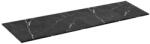  Sapho Lorea Rockstone mosdópult 181x52 cm, fekete attika LE180-0598 (LE180-0598)
