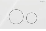 Geberit Sigma40 üveg működtetőlap 2 mennyiséges öblítéshez, fehér 115.628. SI. 1 (115.628.SI.1) - szaniteronline