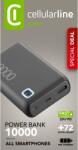 Cellularline Cellularline 8018080485886 Lítium-ion (Li-ion) 10000 mAh Fekete (PBESSPROMOPD10000K) (PBESSPROMOPD10000K)