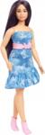 Mattel Barbie Fashionistas model with blue dress (HYT89) (HYT89)