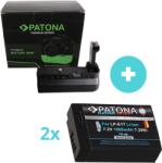 Patona Canon EOS RP markolat 2x LP-E17 akkumulátorhoz + Canon LP-E17 EOS 750D 760D 8000D Kiss X8i Rebel prémium akkumulátor (2 db) csomag (PT-1478-PT-1352-2)
