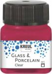 Kreul Clear Vopsea pentru sticla si portelan Wine Red 20 ml 1 buc (<![CDATA[16293]]>)