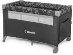  Kidnort utazóágy-babaöböl Livsmiljö 2 szintes, kerekes, kibúvós premium fekete - babycenter-online