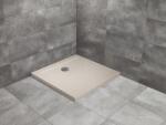 Radaway Doros Stone C szögletes lapos beige zuhanytálca 80x80 beige, ajándék szifonnal (SDRC8080-01-84S)