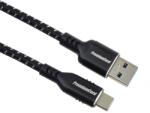  Cablu USB 3.2-A la USB type C T-T 3m brodat Negru, ku31cx3 (KU31CX3)