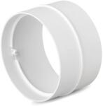 airRoxy ABS csőtoldó átm: 125 mm, 60°C-ig (AIR-02-476) (AIR-02-476)