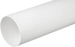 airRoxy ABS merev légtechnikai cső, átm: 100 mm hossz: 0, 5 m, 60°C-ig (AIR-02-465) (AIR-02-465)