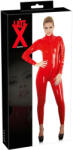 Late X LATEX - hosszúujjú női overál (piros) - szexshop - 82 990 Ft