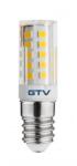 GTV LED fényforrás, szűk búrákba, E14, 3, 5W, 350lm, 3000K, 360°, 220-240V/AC (GTV-LD-E14P35WE-30) (GTV-LD-E14P35WE-30)
