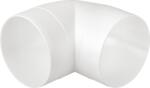 airRoxy ABS könyökidom 90° átm: 125 mm, 60°C-ig (AIR-02-471) (AIR-02-471)