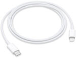  USB Type-C töltő- és adatkábel, Lightning, 100 cm, gyorstöltés, MX0K2ZM/A utódja, Apple, fehér, gyári