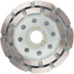 GRAPHITE Gyémánt csiszolókorong 125x22.2mm, szegmenses, 2 soros, száraz (57T324) - storeplace